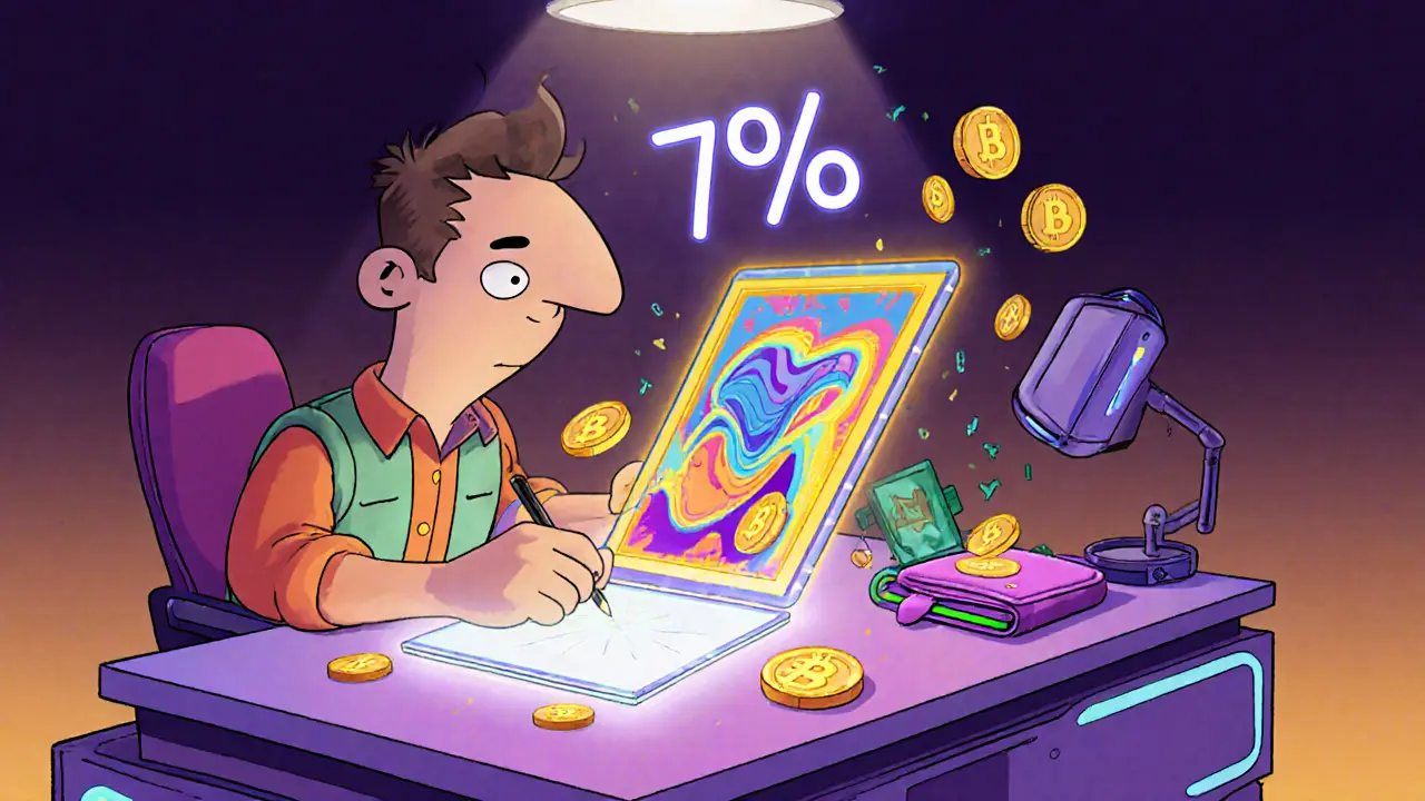 Benefits of NFT Royalties for Artists: How Blockchain Turns Digital Art into Lifelong Income