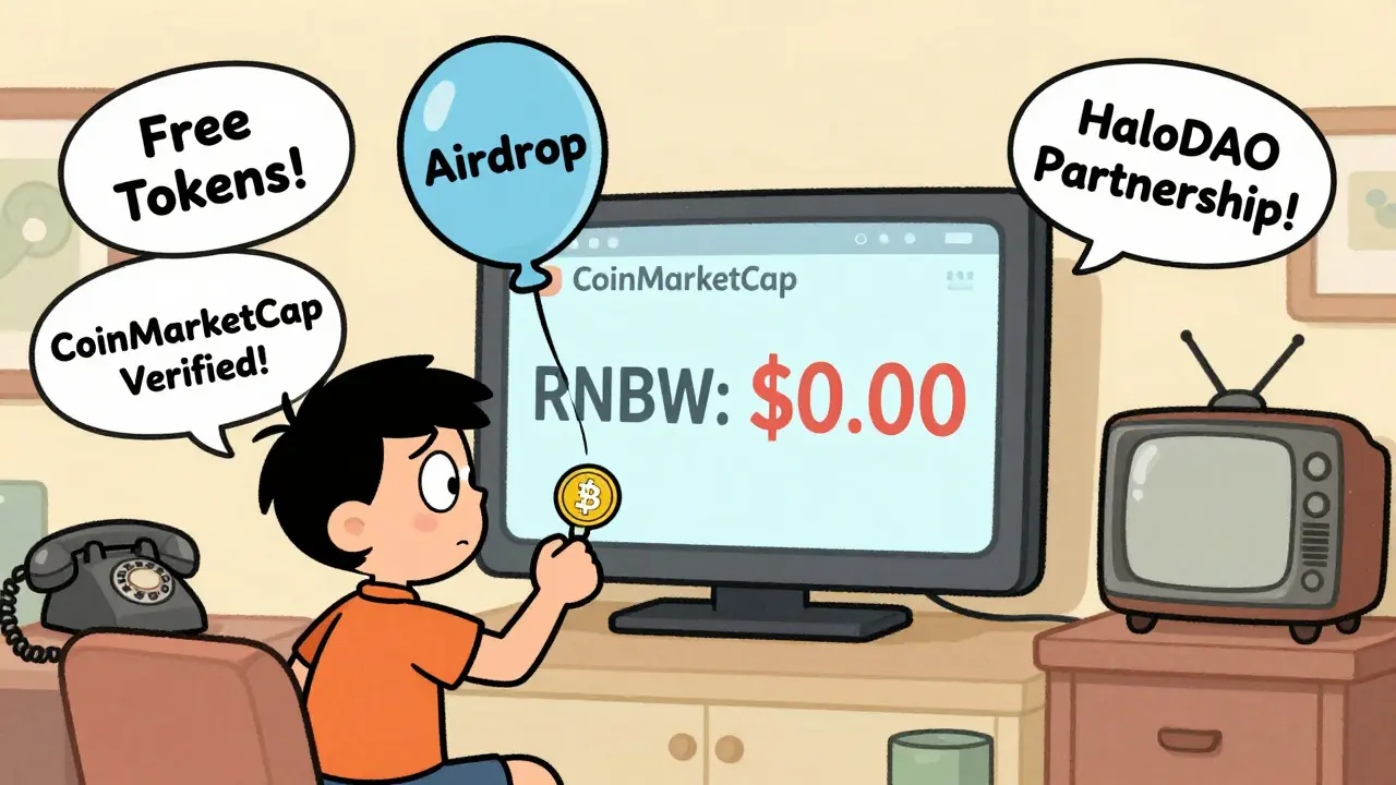 HaloDAO (RNBW) x CoinMarketCap Airdrop: What Actually Happened and Who Got Paid