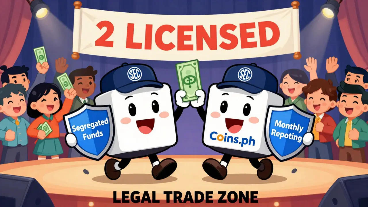 PDAX and Coins.ph stand proudly as the only two licensed crypto platforms in the Philippines.