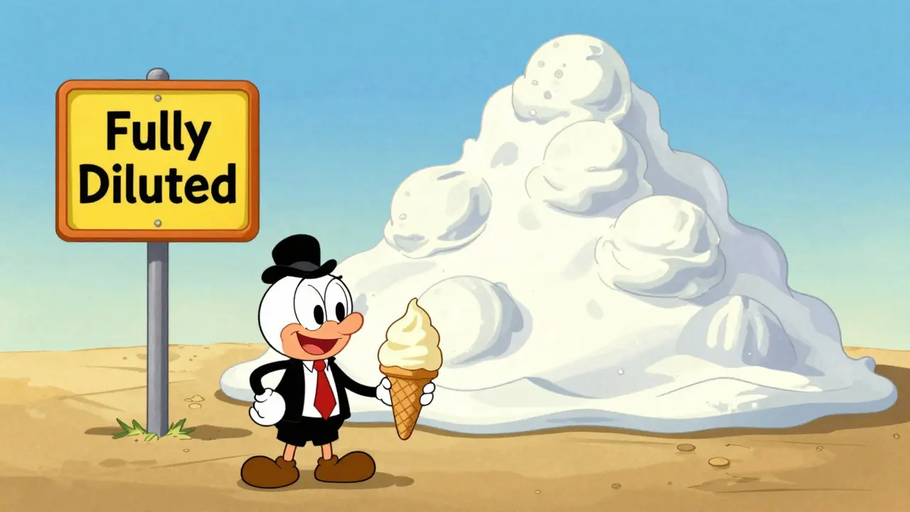 Illustration of hidden token supply danger using ice cream metaphor.