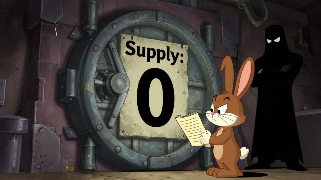 Illustration showing zero circulating supply for D11 token