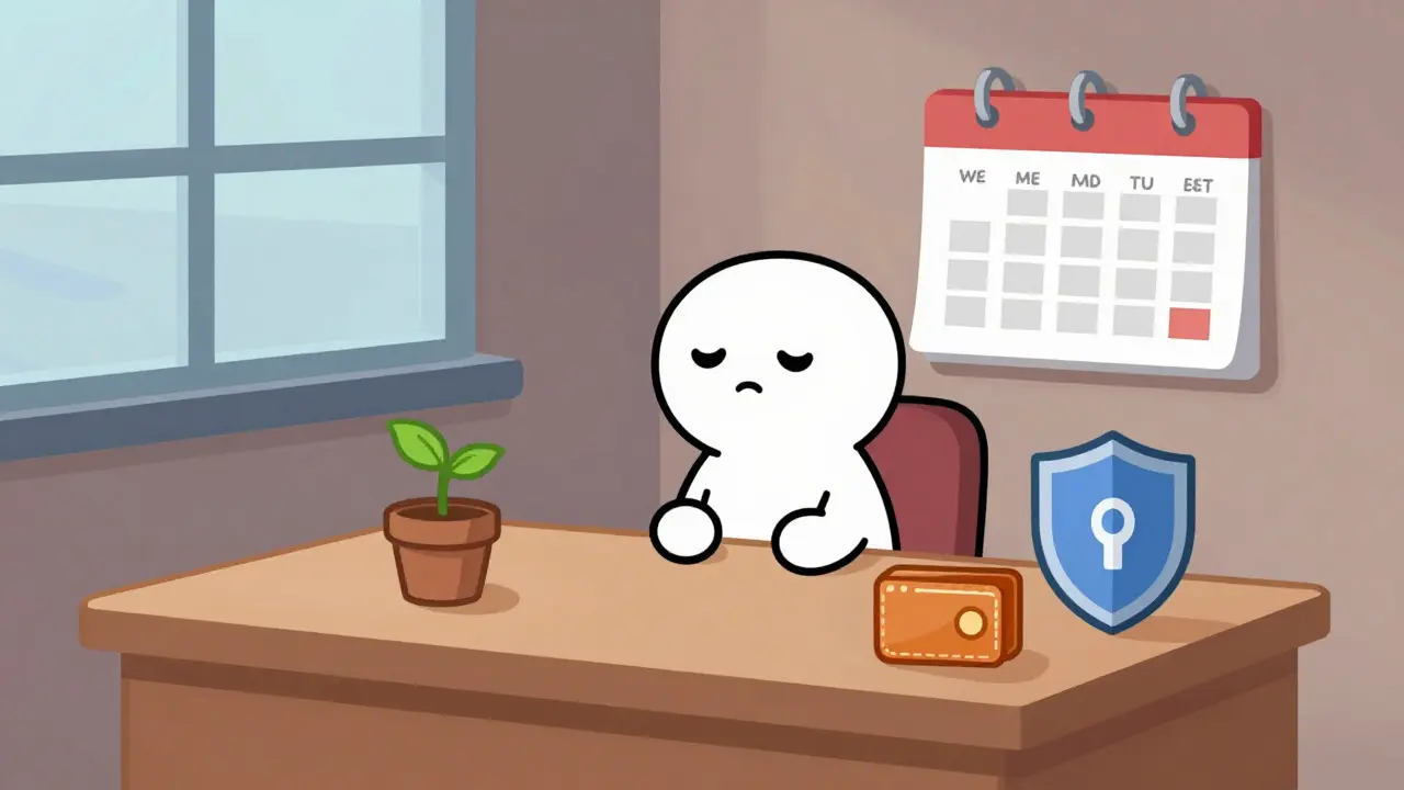 Cartoon character waiting patiently for slow token vesting rewards